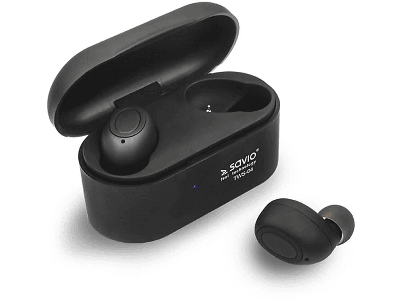 SAVIO Kopfhörer 1, Bluetooth Schwarz In-ear