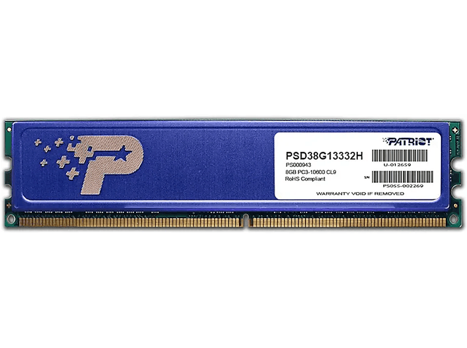 PATRIOT PSD38G13332H Arbeitsspeicher 8 GB DDR3