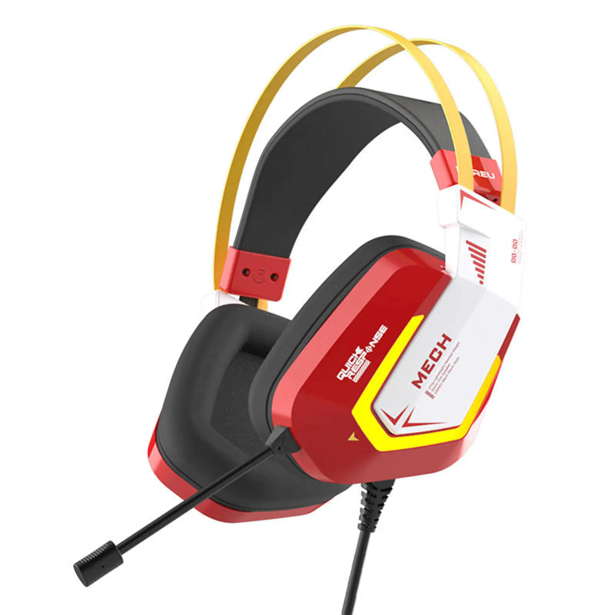 DAREU 30188623, On-ear Gaming Headset Rot