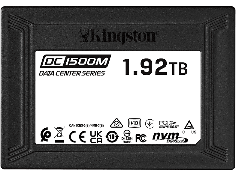 2,5 GB, SEDC1500M/1920G, KINGSTON intern SSD, 12 HDD, Zoll,