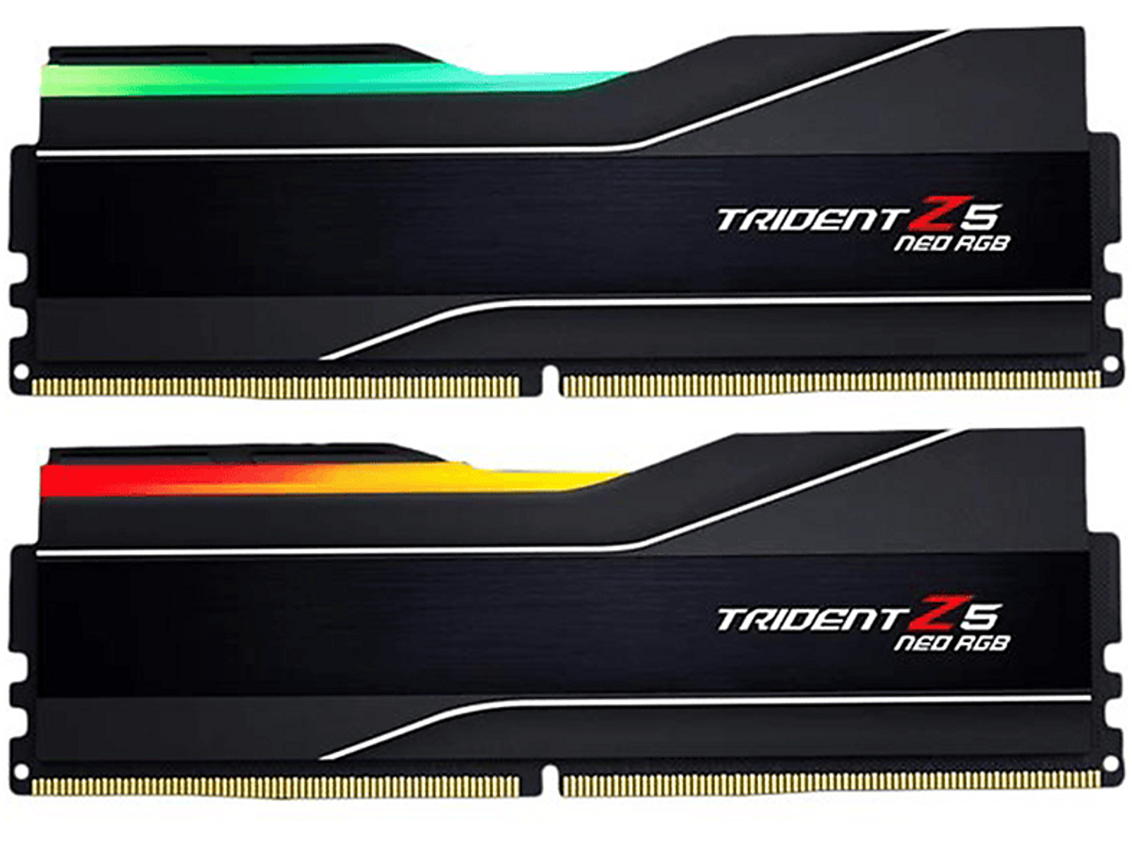 Dwa czarne moduły RAM G.Skill Trident Z5 Neo RGB.