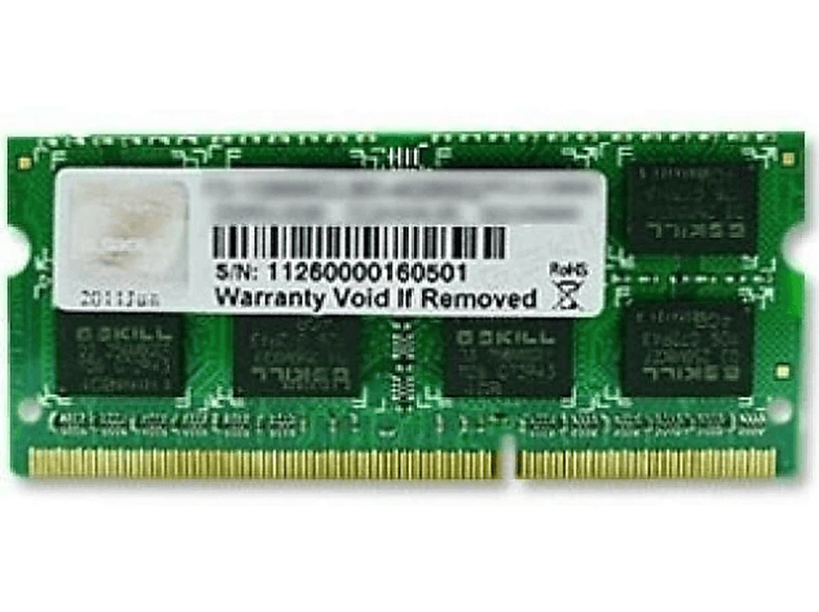 4 DDR3 Arbeitsspeicher GB F3-12800CL11S-4GBSQ G.SKILL