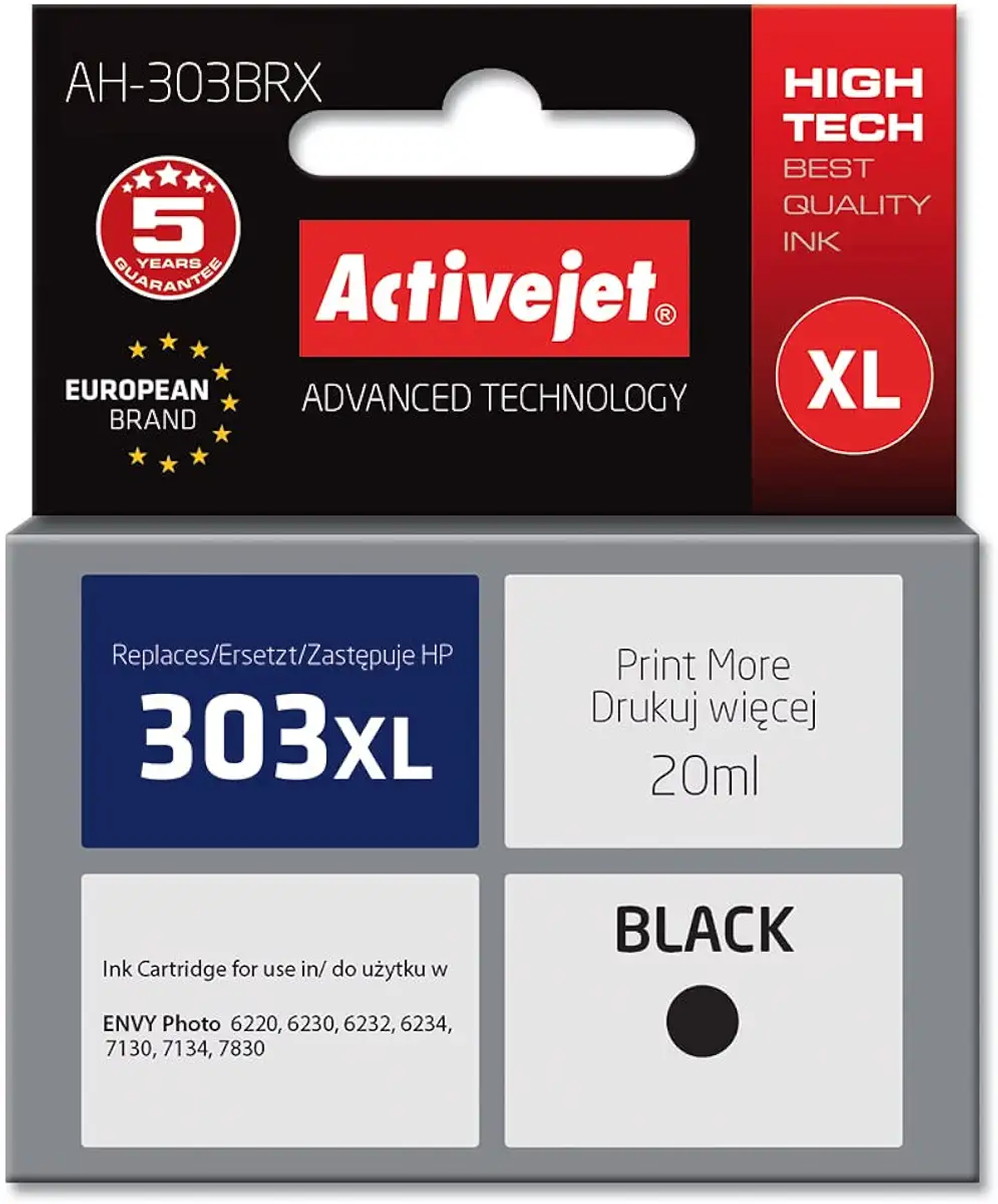 ACTIVEJET Schwarz Tintenpatrone EXPACJA0330 (T6N04AE)