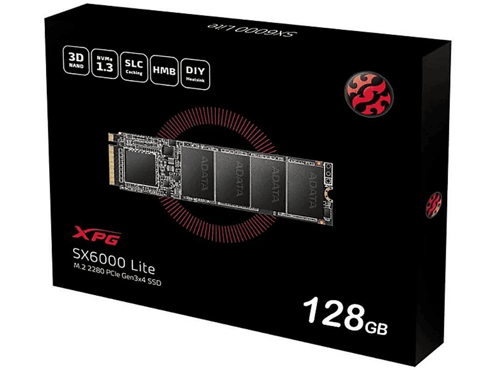 XPG ASX6000LNP-128GT-C, 128 GB, HDD, SSD, intern