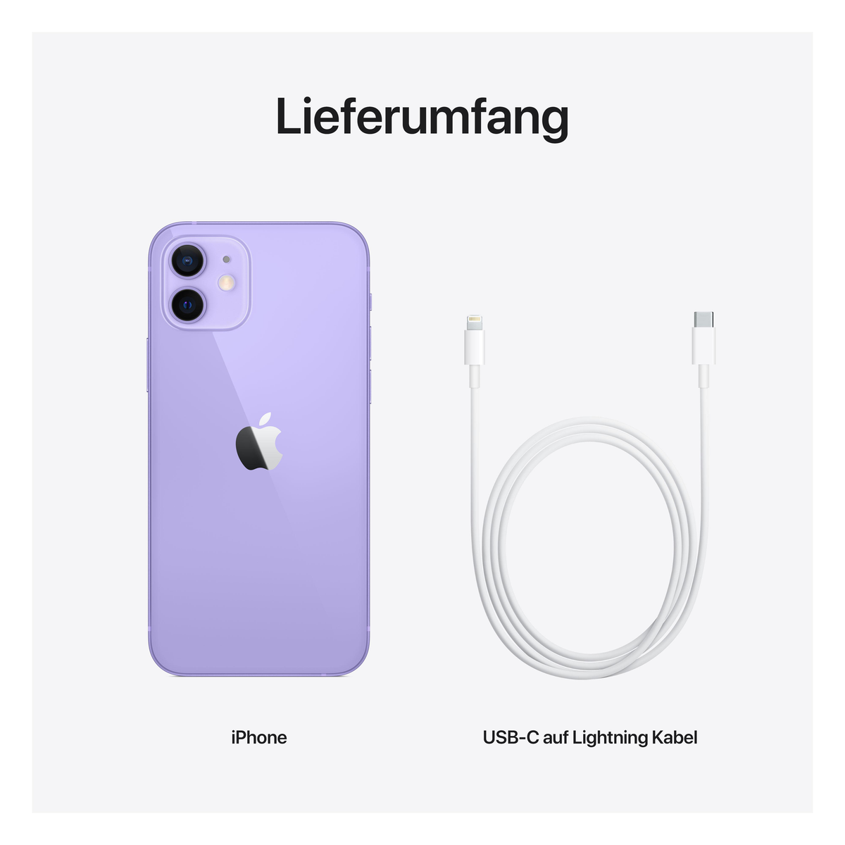 APPLE Apple 64 Dual iPhone GB 12 Violett SIM violett - 64GB
