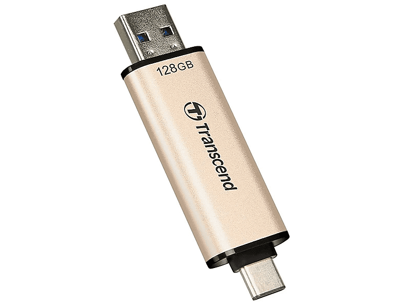 TRANSCEND TS128GJF930C USB-Flash-Laufwerk (Schwarz, 128 GB)