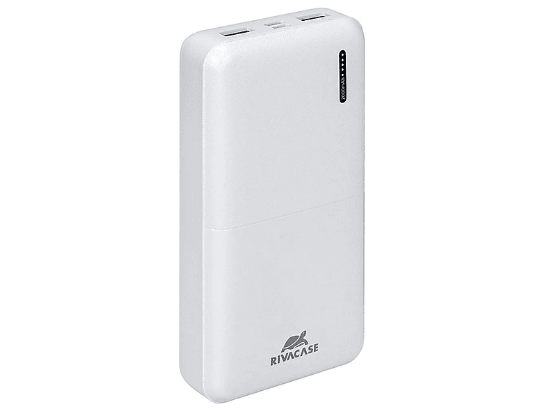 Powerbank 20000 VA2572 RIVACASE Rot White mAh