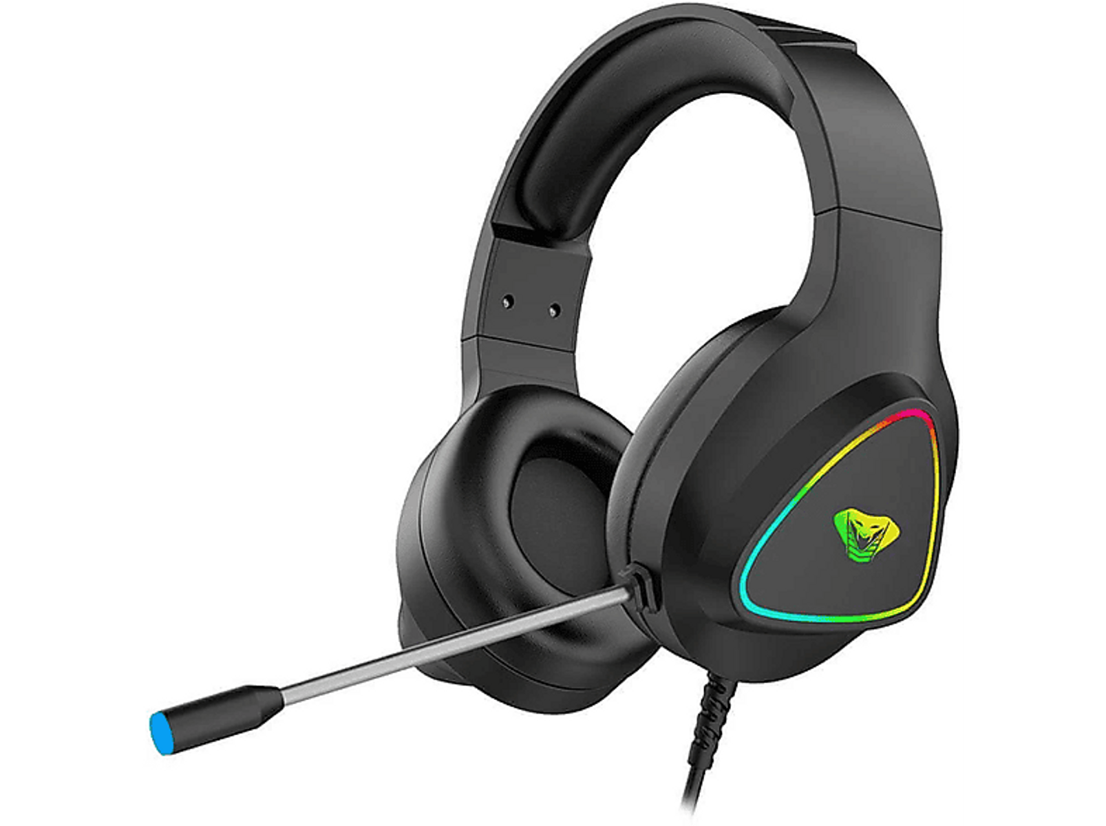 MEDIA-TECH MT3605, Over-ear Gaming Headset Schwarz