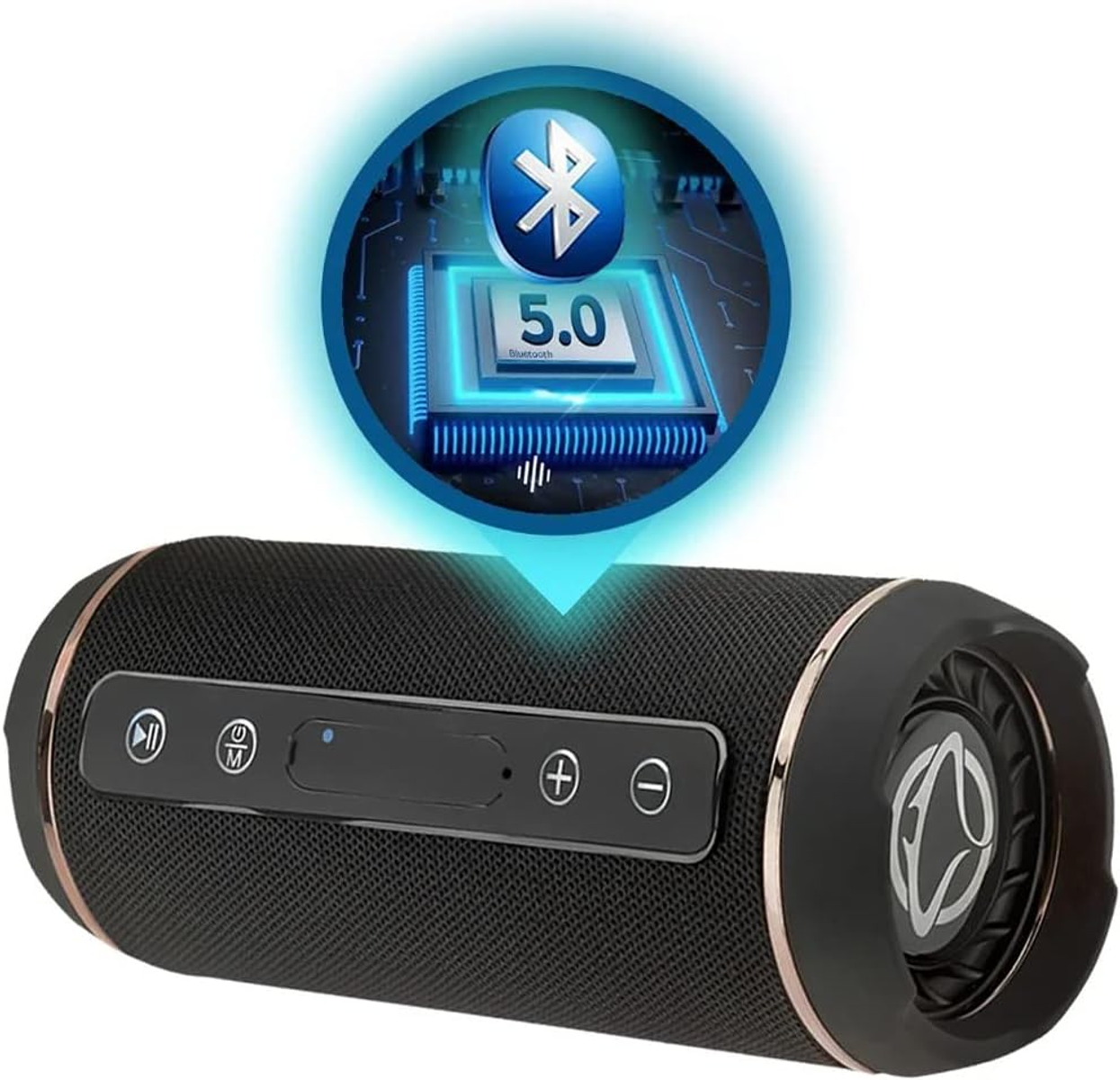 MANTA Bluetooth SPK13GO Schwarz Lautsprecher,