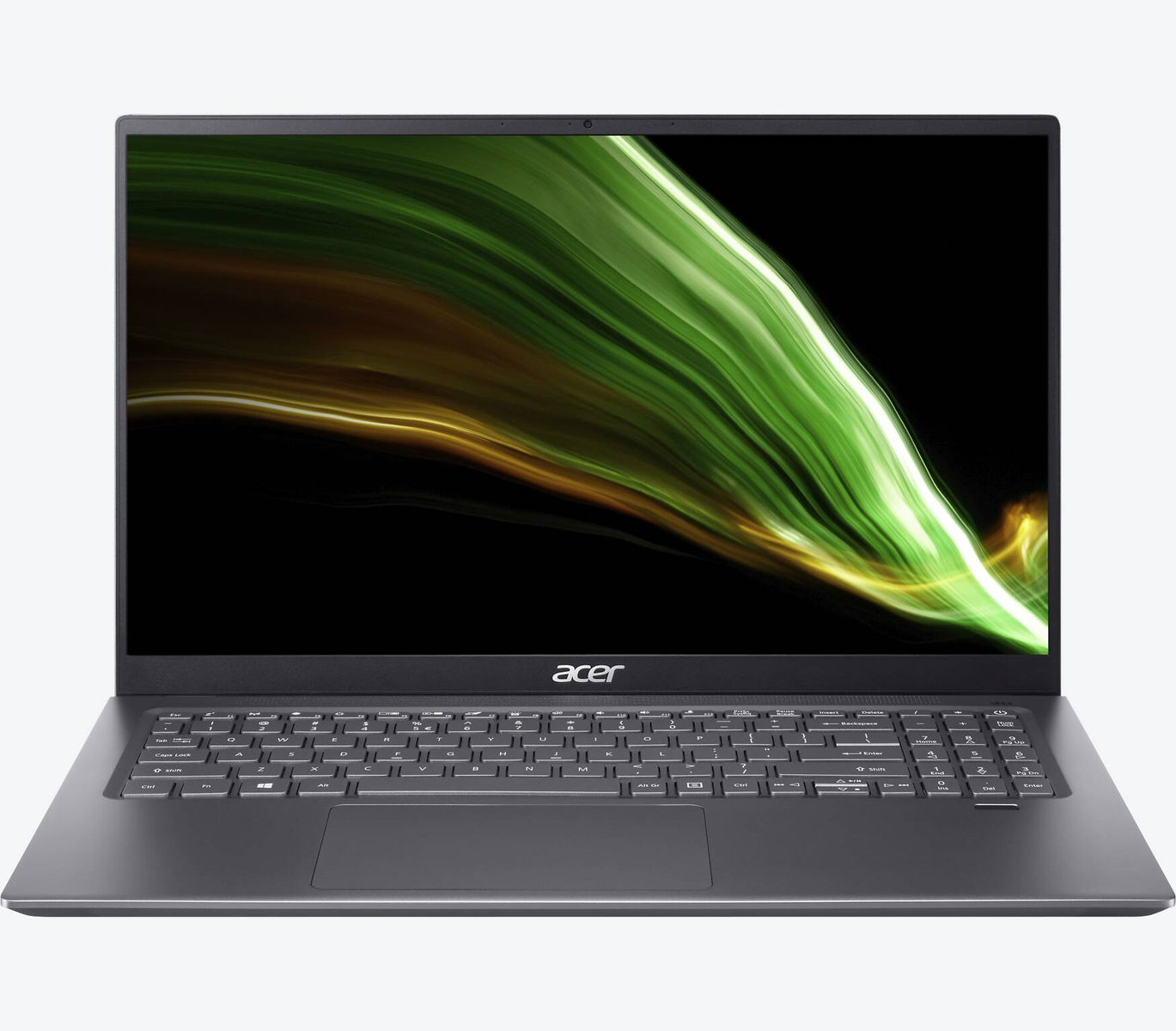 ACER Swift X, i7 Intel® Silber 1 mit Zoll SSD, RAM, 14,5 GB Core™ 16 Prozessor, Notebook TB Display