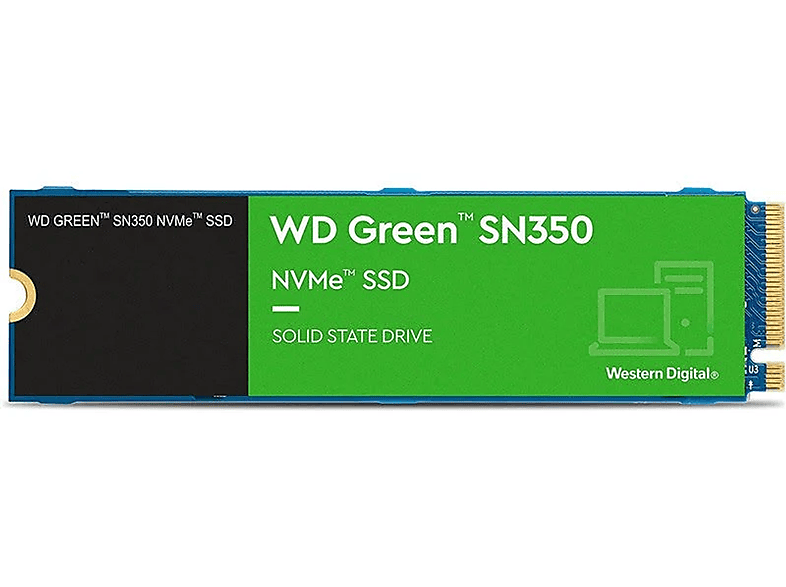 Disco duro SSD interno 500 GB | WESTERN DIGITAL Green SN350, Interno