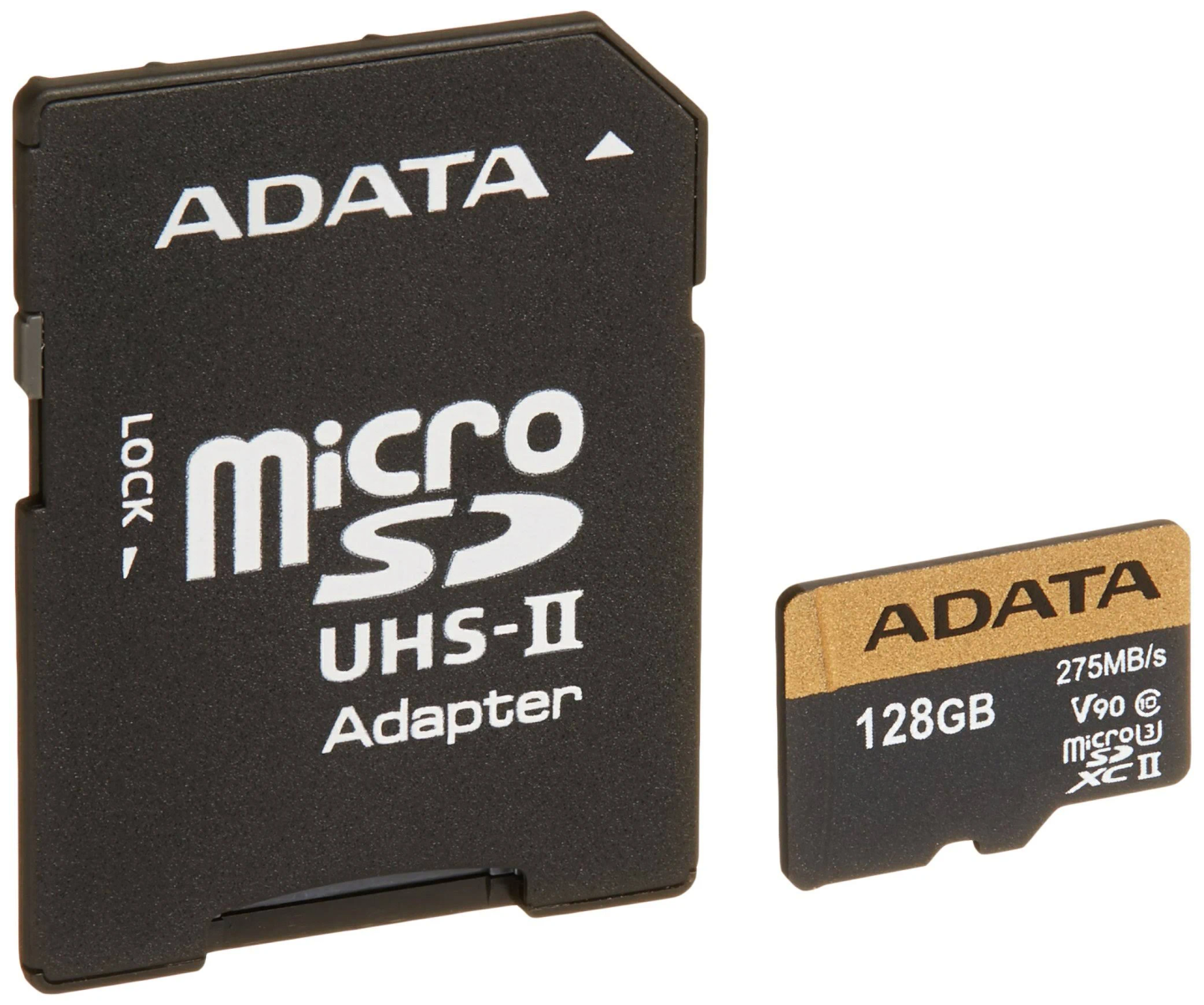 ADATA AUSDX128GUII3CL10-CA1, Micro-SD, SDXC, Micro-SDXC, GB, 275 SD 128 MB/s Speicherkarte