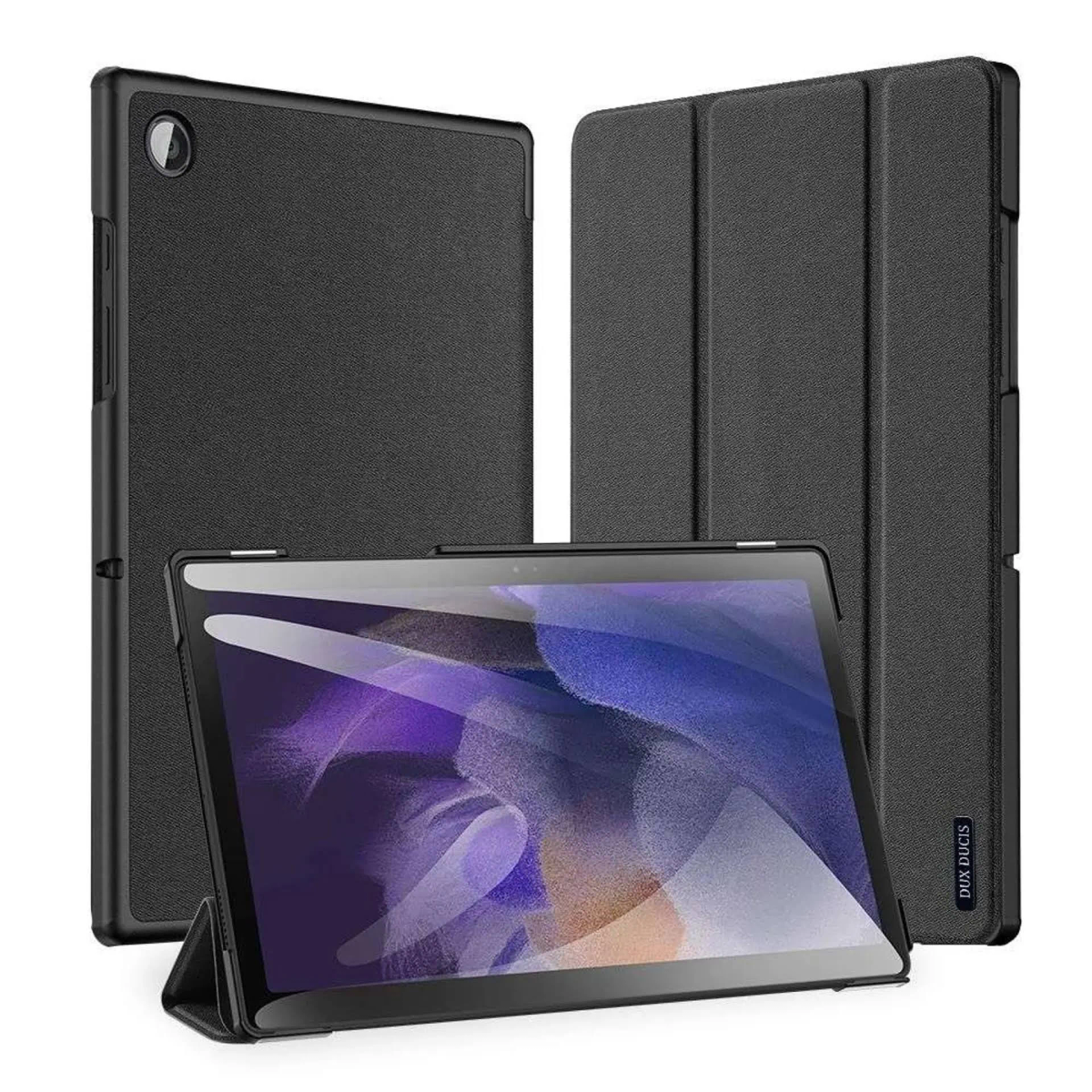 DUX DUCIS Tablet Tworzywo Bookcover Hülle Samsung für sztuczne, Schwarz 6934913043370