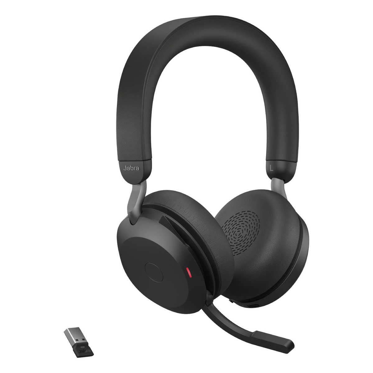 JABRA Evolve2 75, On-ear Bluetooth Schwarz Bluetooth Kopfhörer