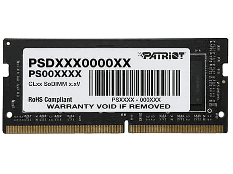 PATRIOT MEMORY 1x8GB Arbeitsspeicher 8 GB DDR4