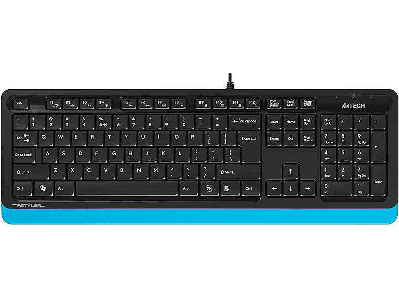 A4TECH FK10 Q USB Kablolu Klavye Mavi