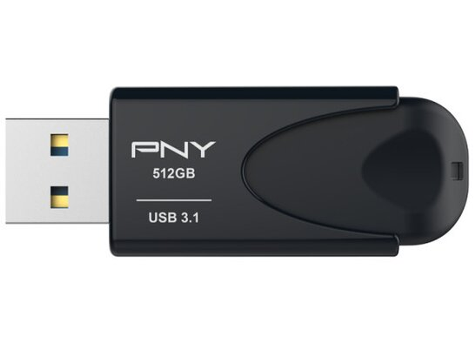 PNY FD512ATT431KK-EF USB-Flash-Laufwerk 512 GB) (Schwarz