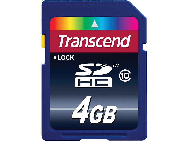 TRANSCEND m0000BIQN0, Micro-SDHC, SDHC, SD Speicherkarte, 4 GB