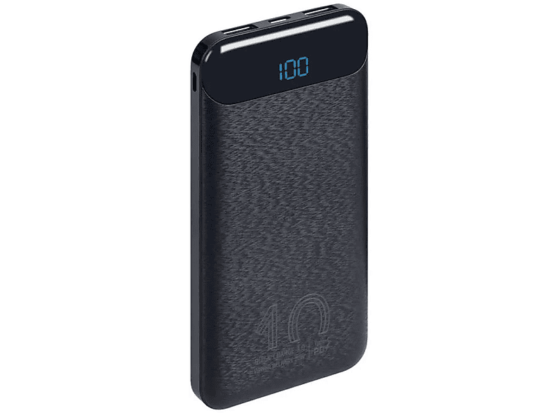 Black VA2540 Powerbank mAh 10000 RIVACASE Schwarz