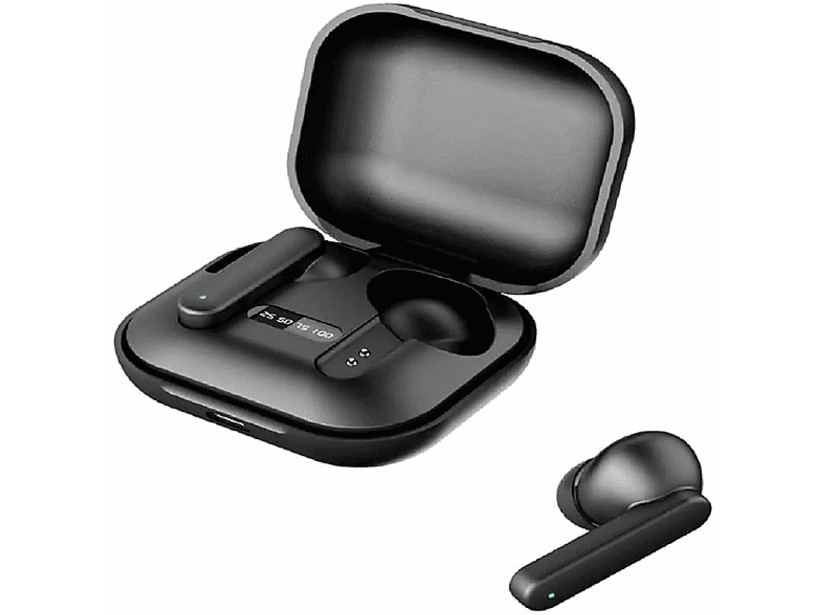 GEMBIRD FITEAR-X100B, In-ear Kopfhörer Schwarz Bluetooth