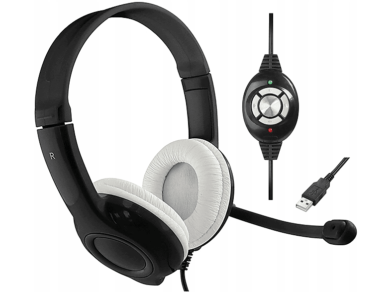 TECH MEDIA Schwarz MT3573, Kopfhörer Over-ear