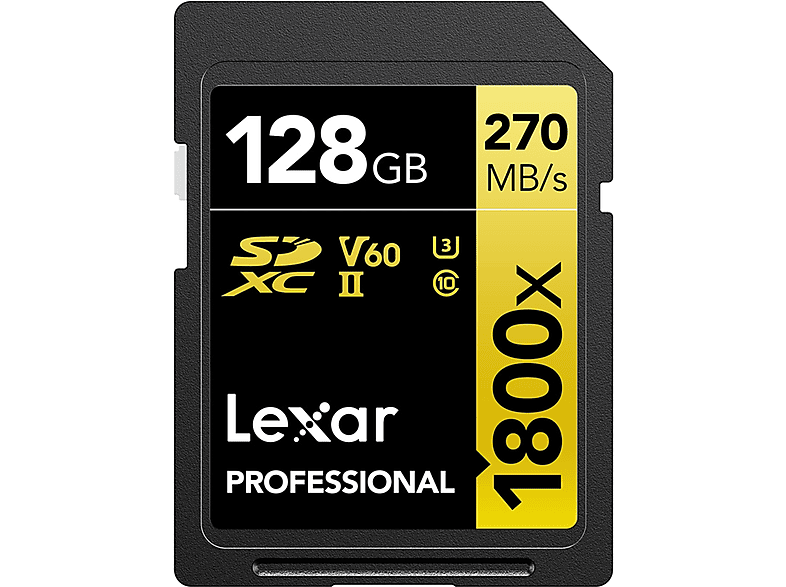 LEXAR 21104096, SDXC Speicherkarte, GB, 128 270 MB/s