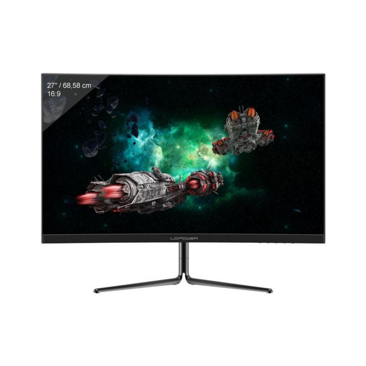 Hz Zoll nativ) Full-HD LC-M27-FHD-165-C-V2 , ms LC , Monitor, 165 27 Hz Reaktionszeit (1 POWER 165 Gaming-Monitor