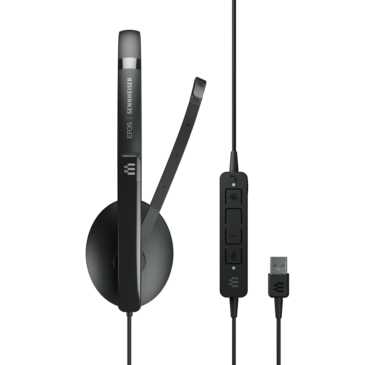 EPOS ADAPT Kopfhörer On-ear 160T USB, ANC Schwarz