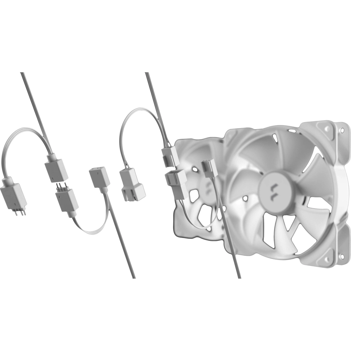 PC FD-F-AS1-1408 DESIGN Lüfter, Weiß FRACTAL