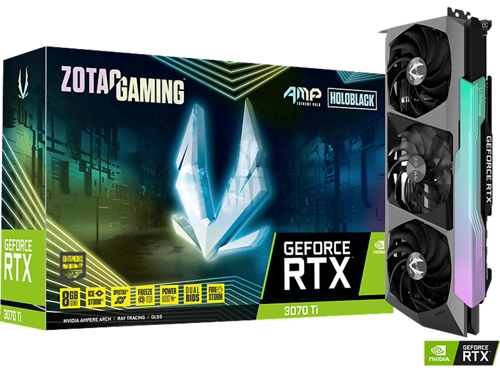 AMP Ti (NVIDIA, Grafikkarte) GeForce 3070 RTX GAMING Holo Extreme ZOTAC