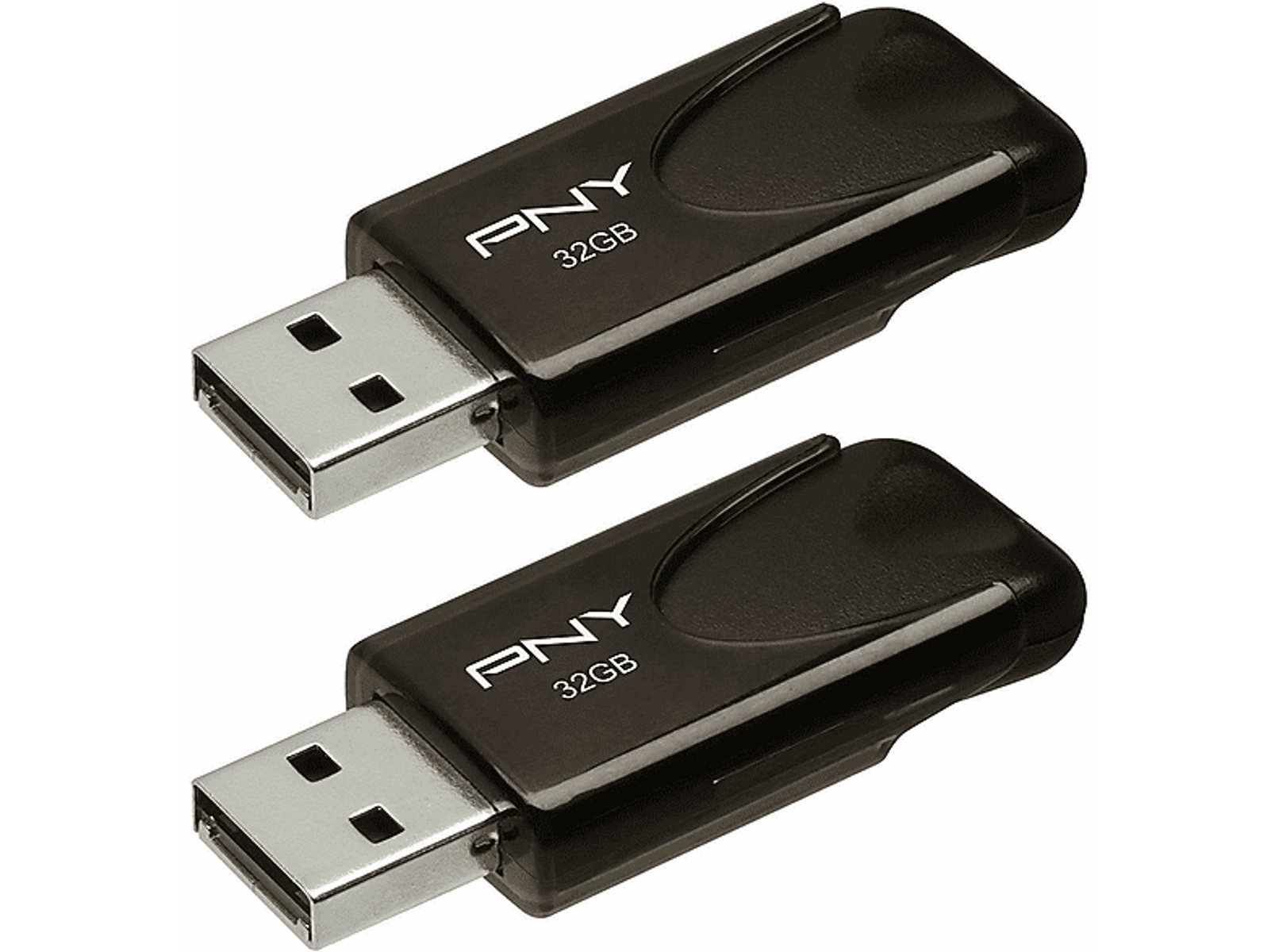 PNY GB) (Schwarz, Stick 4 32 Attaché USB