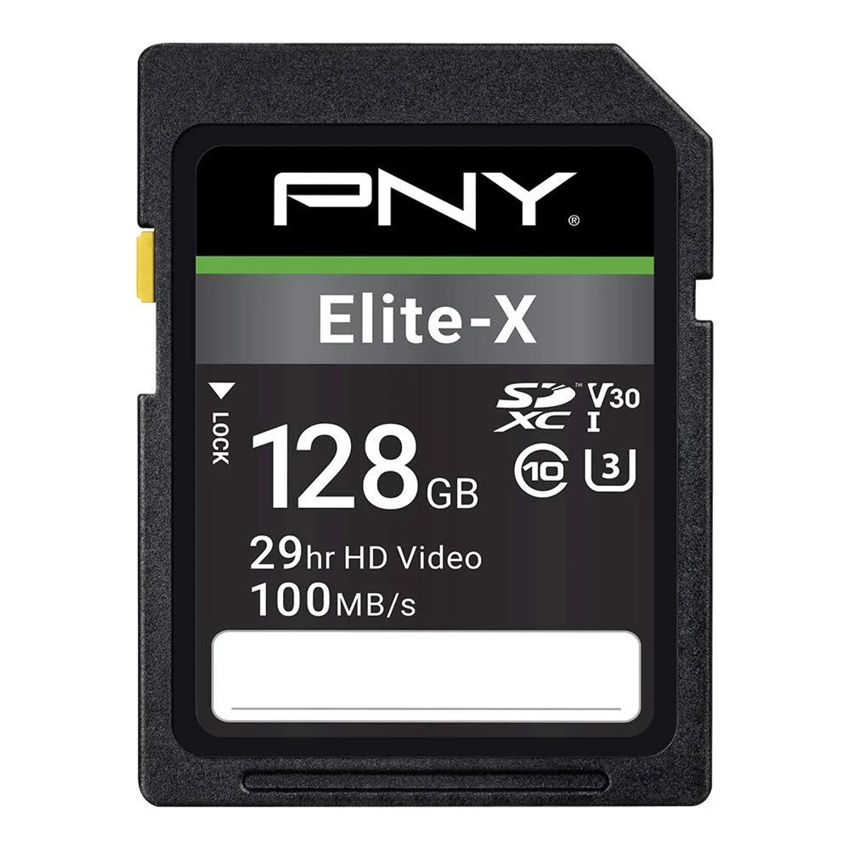 PNY P-SD128U3100EX-GE, Micro-SD, Micro-SDXC, 128 GB, Speicherkarte, SD MB/s SDXC, 100