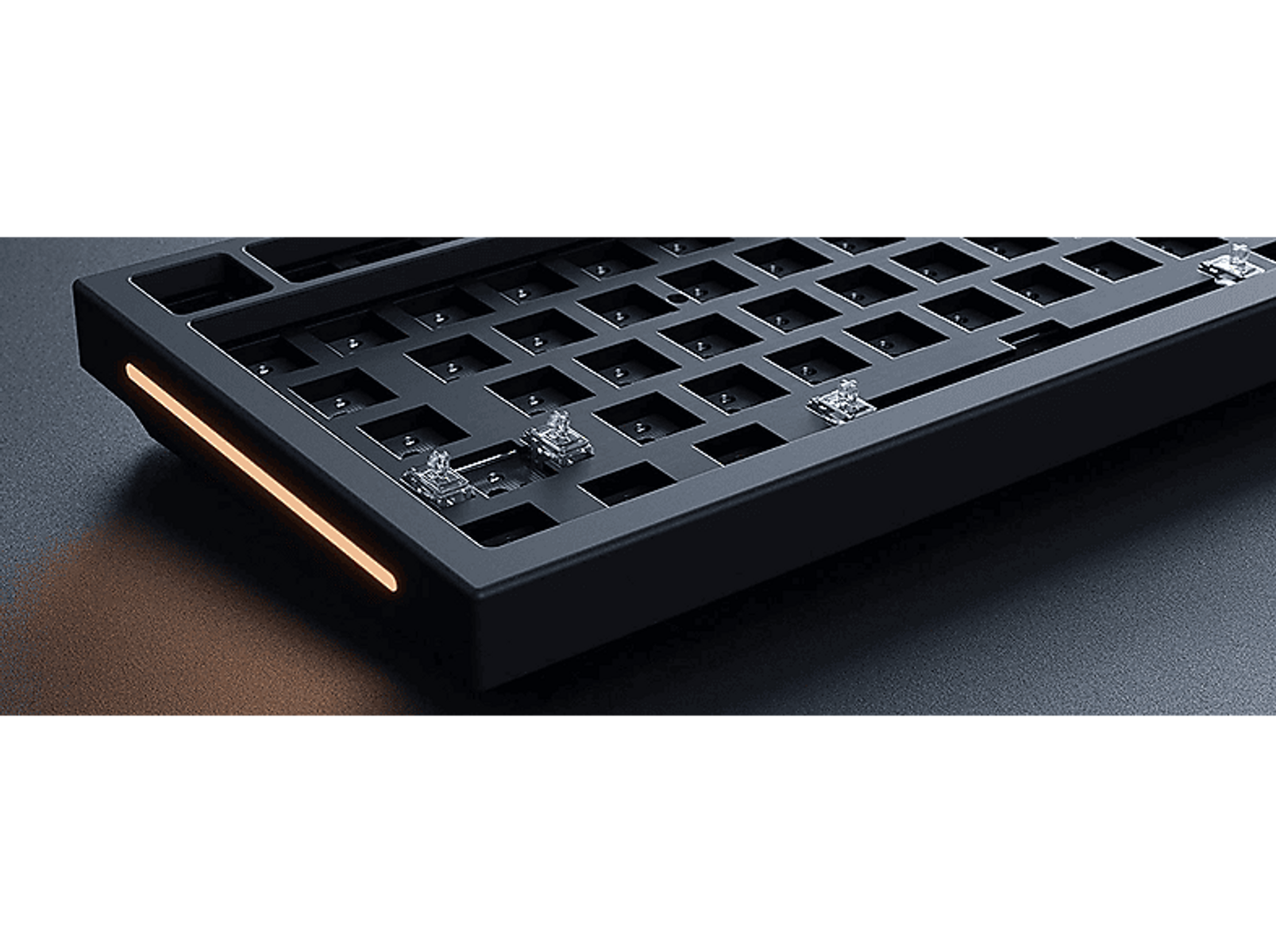 GLORIOUS RACE Tastatur GAMING PC GLO-GMMK-P75-RGB-ISO-B, Gaming