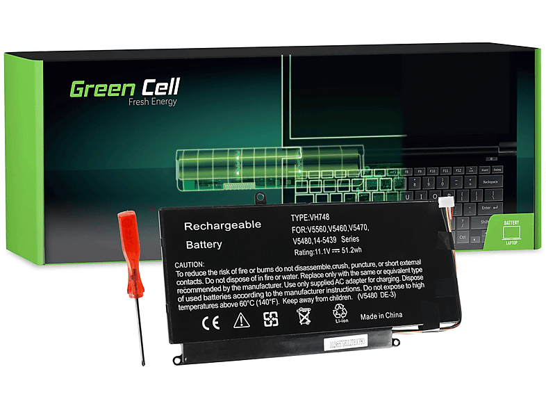 GREEN CELL DE105, Laptopakkus