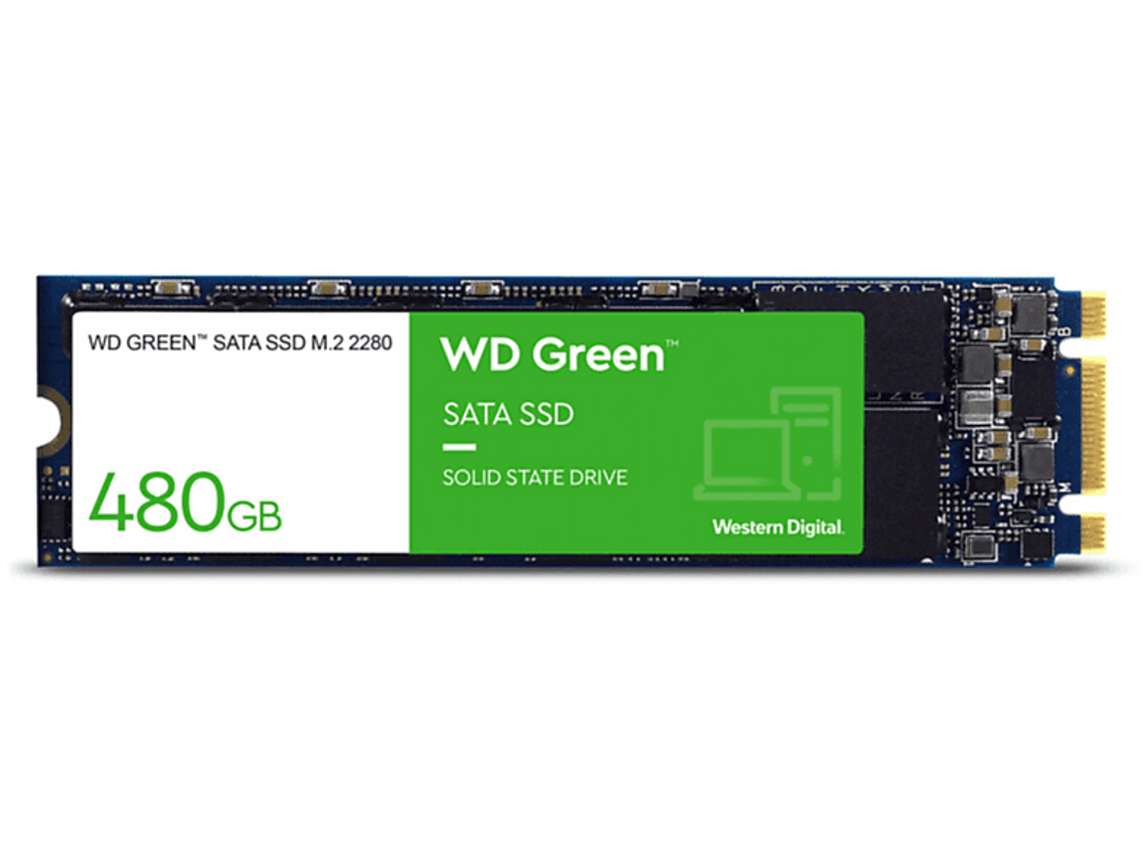 WESTERN DIGITAL WDS480G3G0B, 480 GB, 2,5 SSD, intern Zoll