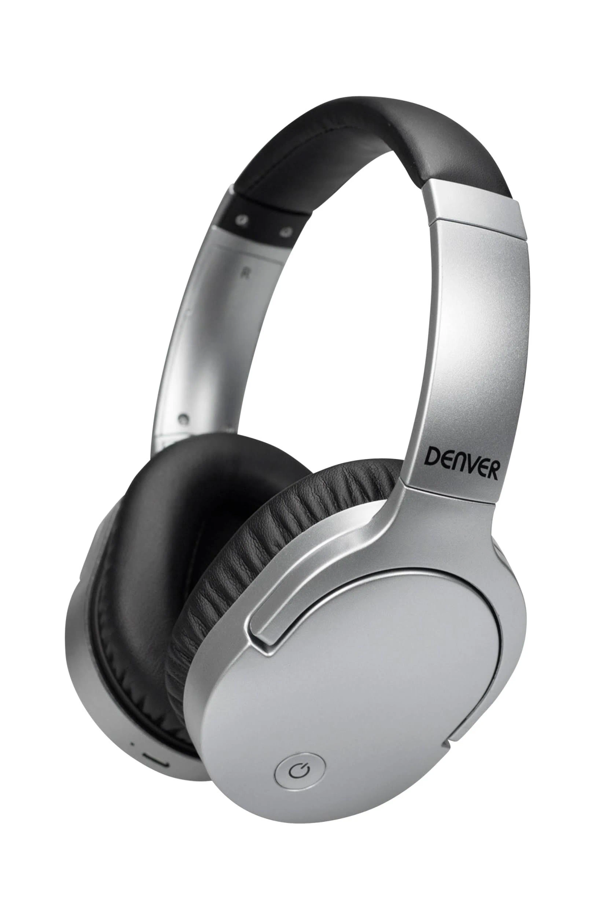 DENVER ELECTRONICS BTN207SILVER, Over-ear Bluetooth Creme Kopfhörer Bluetooth