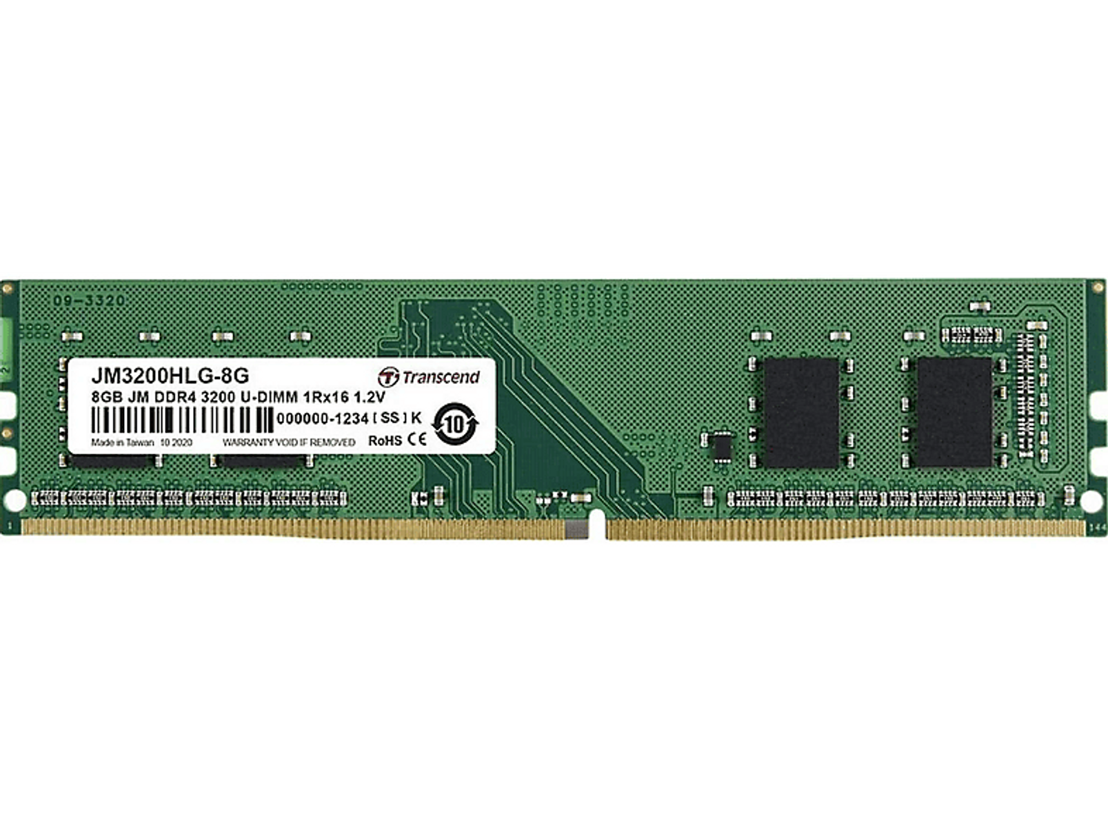 TRANSCEND JM3200H8G Arbeitsspeicher DDR4 8 GB
