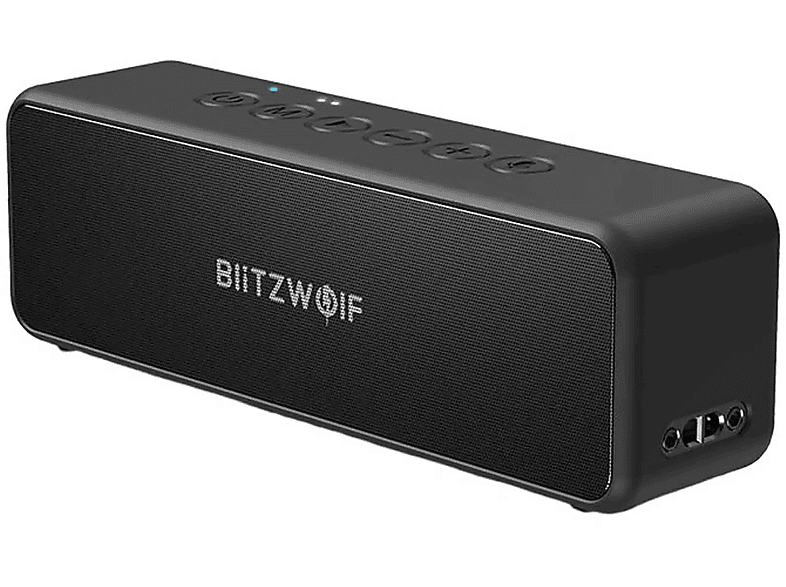 BLITZWOLF 21101725 Bluetooth Lautsprecher, Schwarz