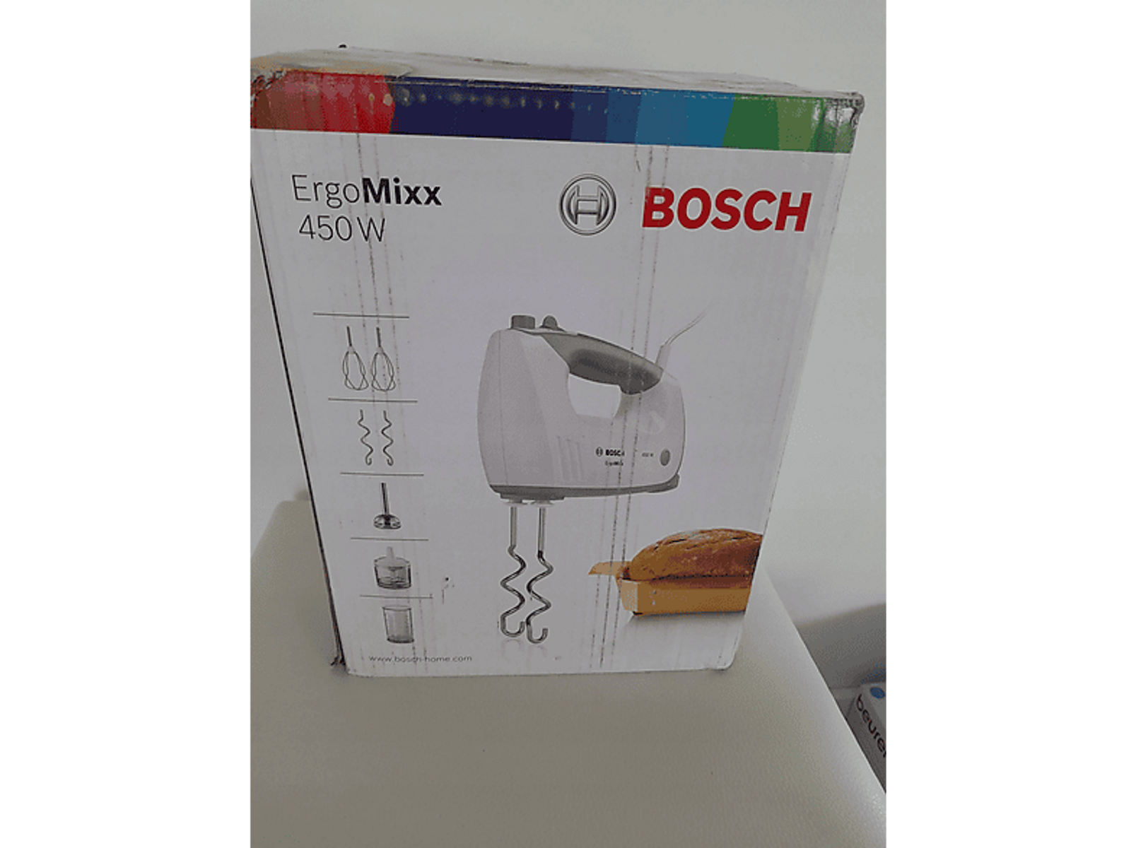 HAUSGERÄTE BOSCH (450 Watt) MFQ36480 Weiß Stabmixer