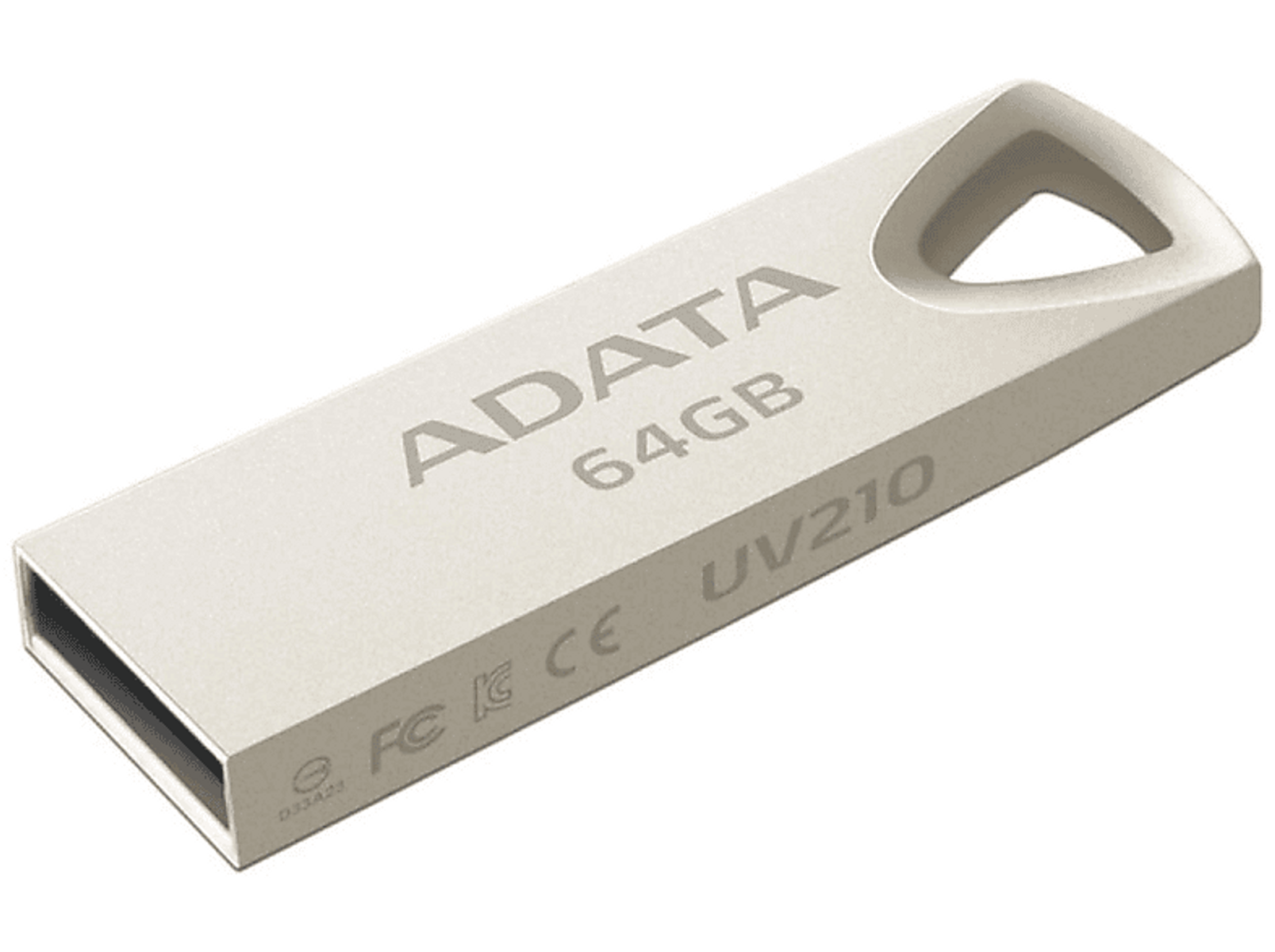 64 GB) USB-Flash-Laufwerk UV210 (Creme, TECHNOLOGY A-DATA