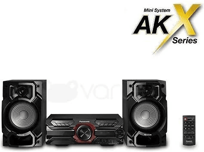 (Schwarz) PANASONIC SC-AKX320E-K Stereoanlage