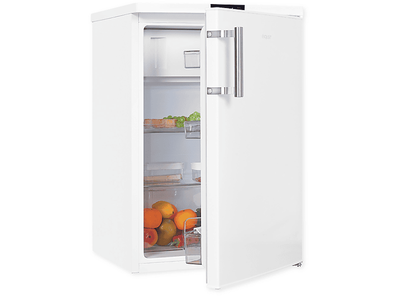 EXQUISIT KS16-4-HE-010D weiss Kühlschrank (D, 850 mm hoch, weiß) | Freistehende Kühlschränke