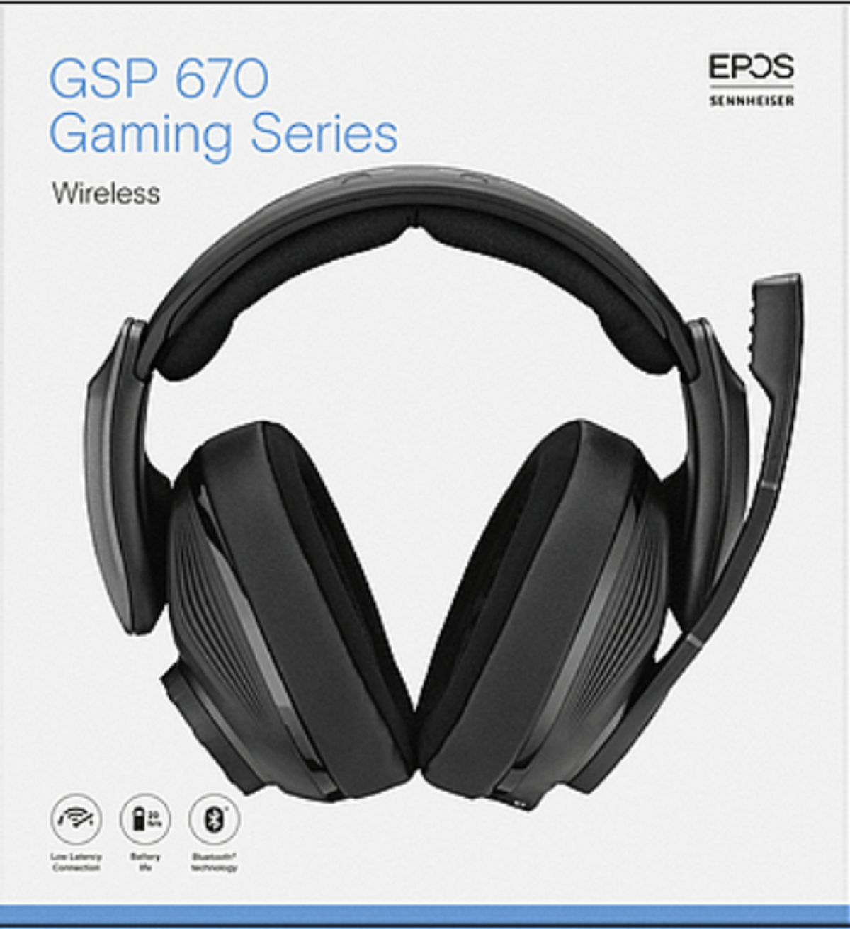 GSP Bluetooth Schwarz 670, Over-ear EPOS Gaming Headset