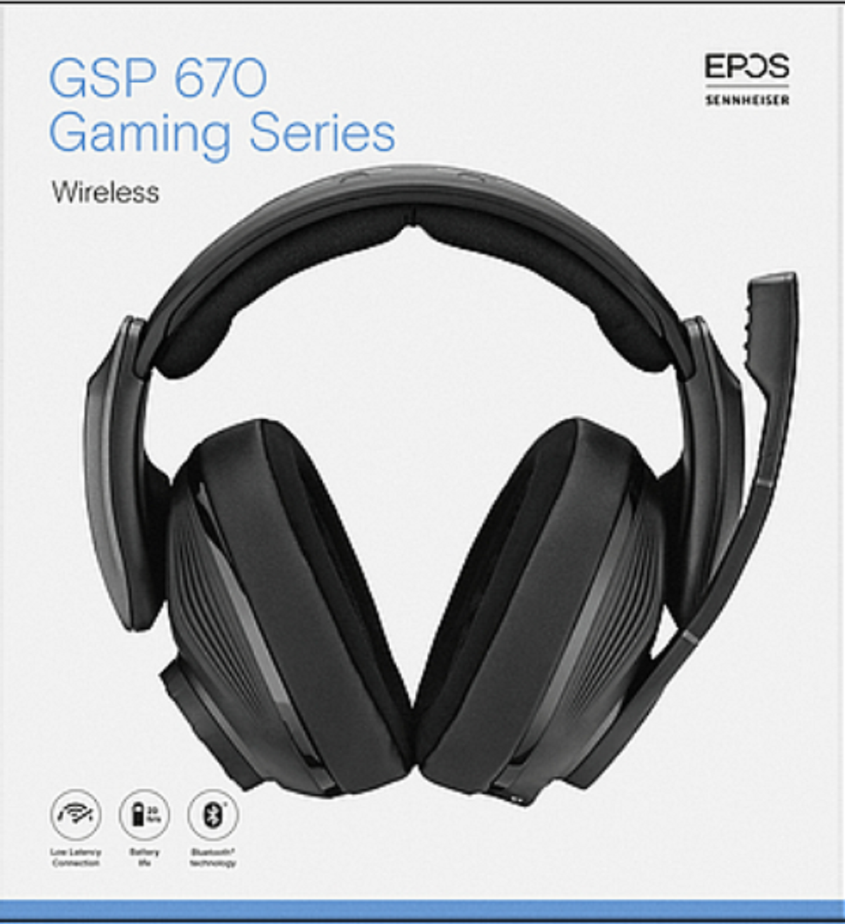 EPOS GSP 670, Over-ear Gaming Schwarz Headset Bluetooth