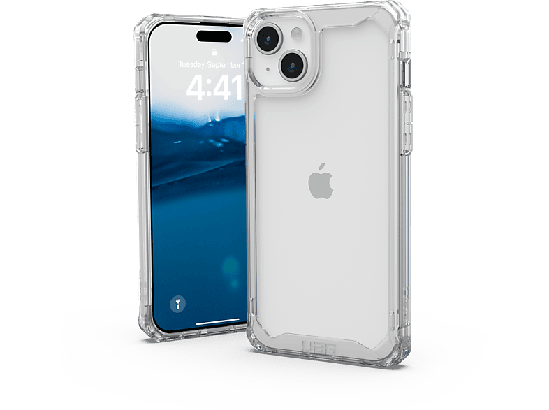 URBAN ARMOR GEAR Plyo, Backcover, Apple, iPhone 15 Plus, ash (grau transparent)