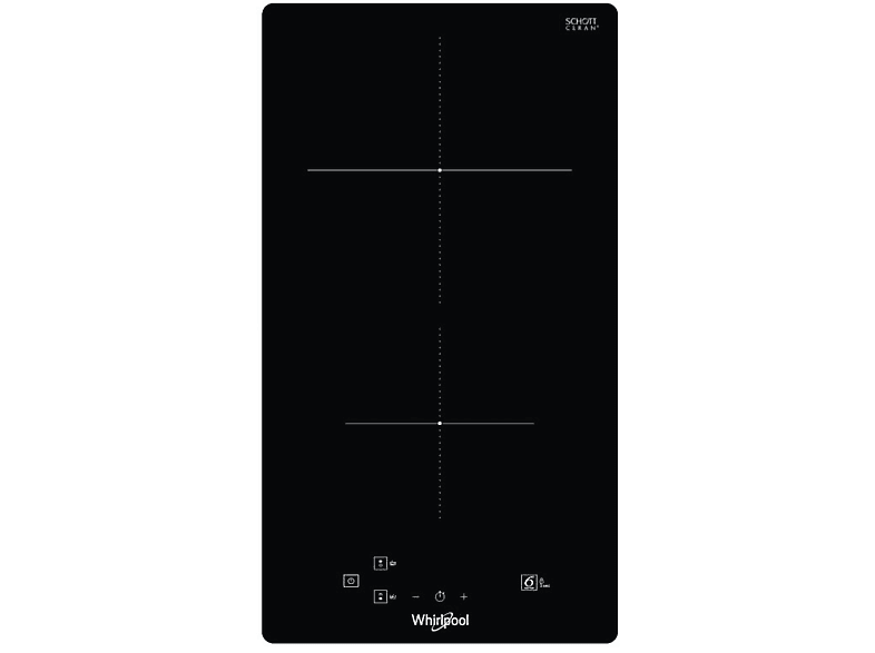 WHIRLPOOL WSQ0530NE Induktionsherd (284 mm breit, 2 Kochfelder ...