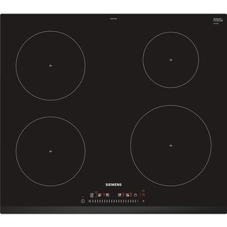 Placa de inducción - SIEMENS EU631FEB1E, 4 zonas, 56 cm, Negro