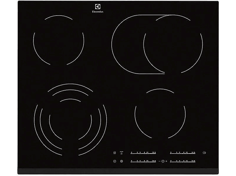 Placa de vitrocerámica - ELECTROLUX EHF6547FXK