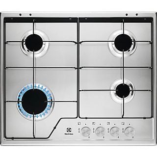 Placa de gas - ELECTROLUX 205025604, 4 zonas, 680 mm, Inox