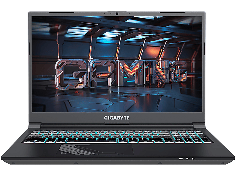 GIGABYTE G5 MF-E2DE333SD 13 mit Intel Core i5-12500H, GeForce RTX 4050, Notebook mit 15,6 Zoll Display, Intel® Core™ i5 Prozessor, 8 GB RAM, 4 TB SSD, Schwarz